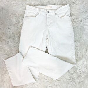 LEVI’S WHITE CLASSIC MID RISE SKINNY JEANS WOMENS SZ 10